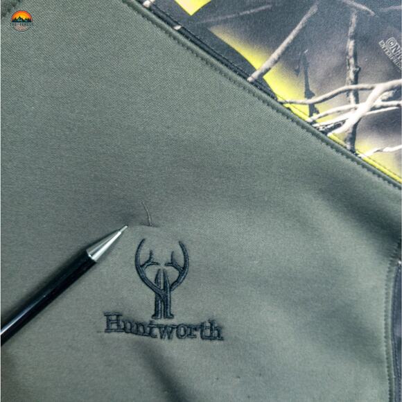 Huntworth Pullover Hoodie Green Long Sleeve Pockets Men's Size 2XL - Picture 5 of 16